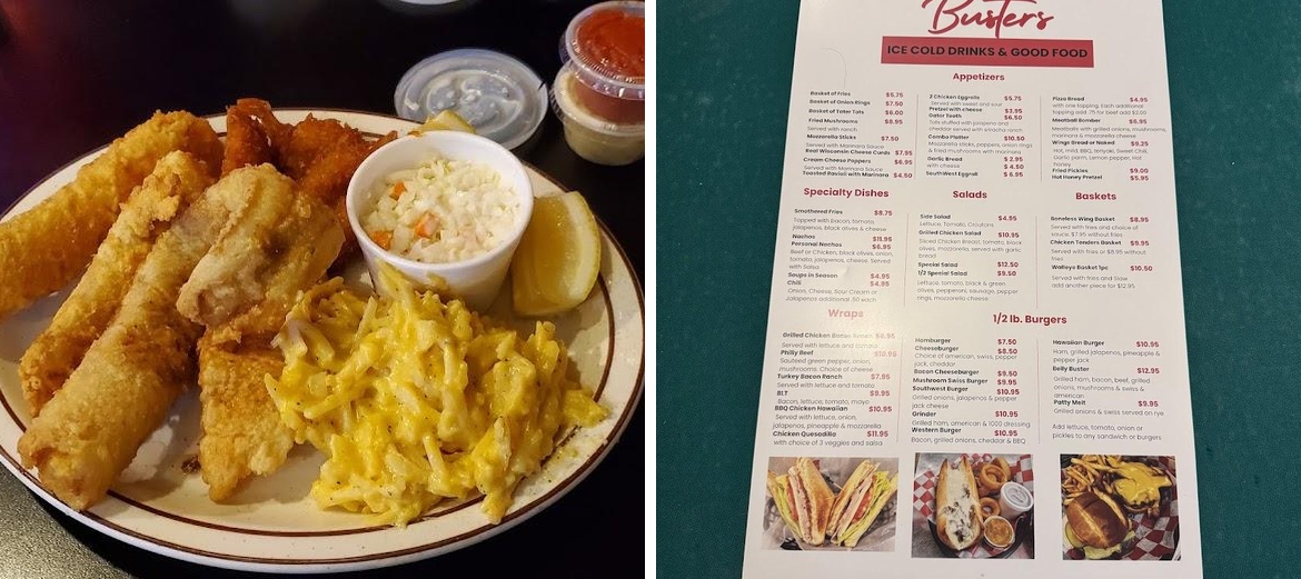 Buster's Bar & Grill Menu
