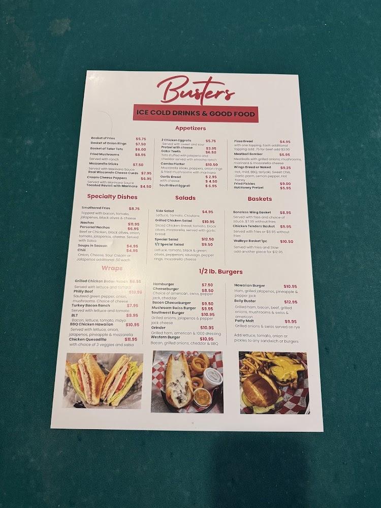 Buster's Bar & Grill Menu image 1